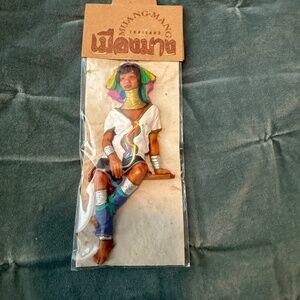 Handcrafted Hill Tribe Figure – Karen (Padaung) | Northern Thailand